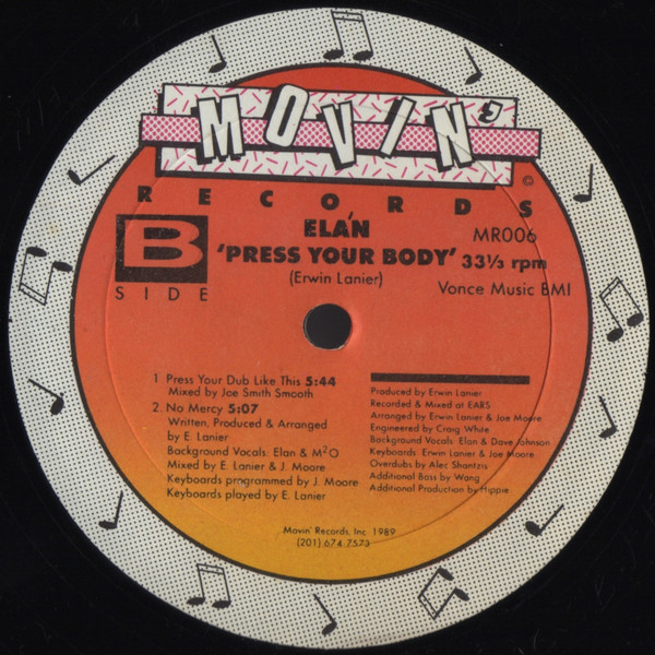 Ela'n - Press Your Body | Movin' Records (MR006) - 2
