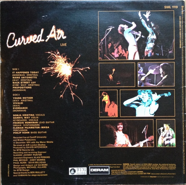 Curved Air Live