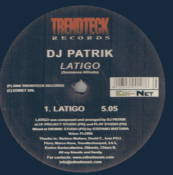 DJ Patrik - Latigo | Trendteck Records (TRK001) - 3