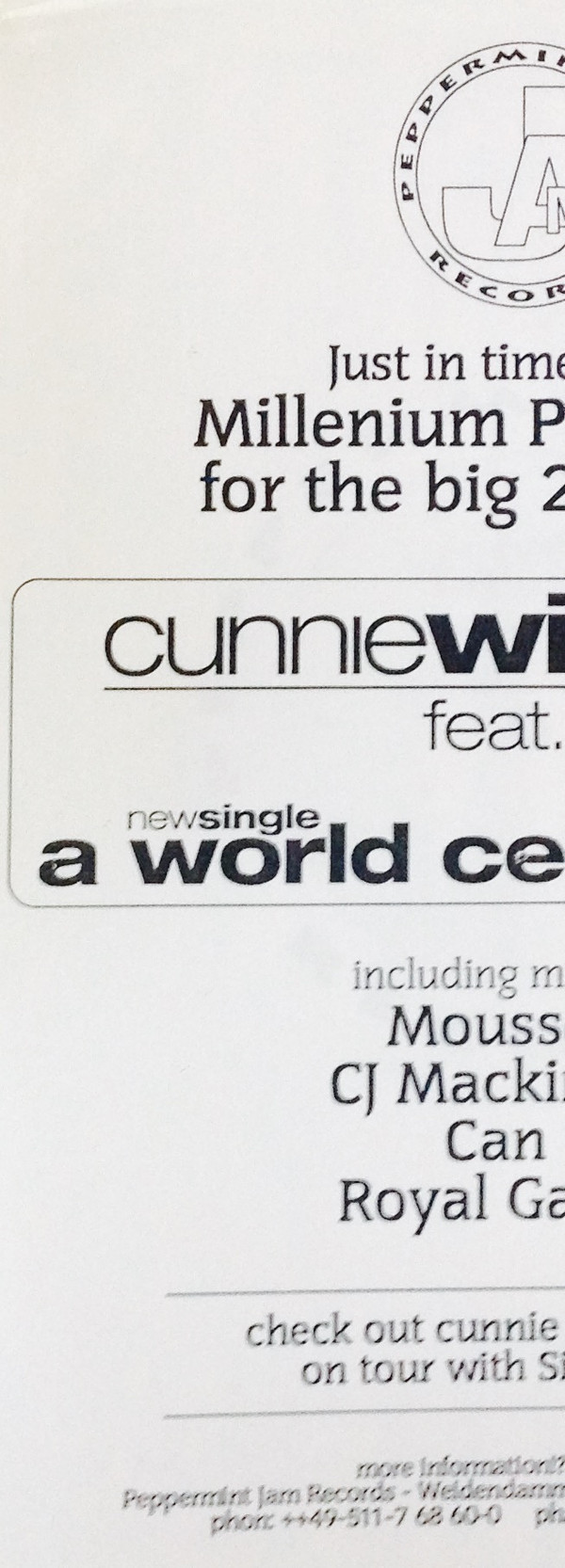 Cunnie Williams - A World Celebration | Peppermint Jam (PJMS0043) - 3