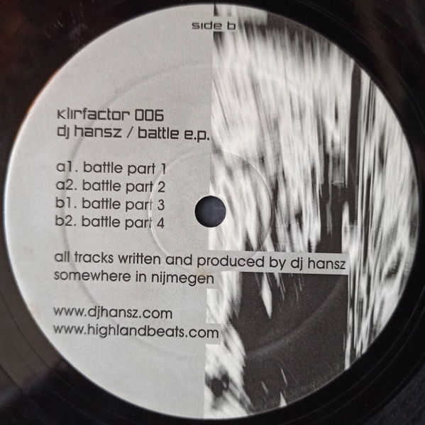 DJ Hansz - Battle EP | Klirfactor (Factor 006) - 2