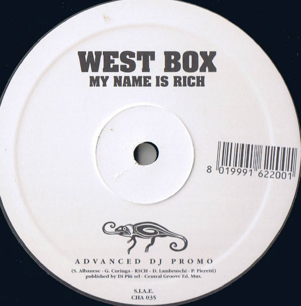 West Box - My Name Is Rich | Chameleon Records (CHA 035) - main