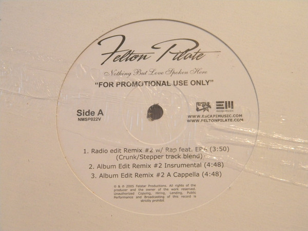 Felton Pilate - Nothing But Love Spoken Here | Felstar Productions (NMSP022V)