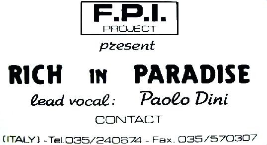 FPI Project - Rich In Paradise | Paradise Project Records (MIX 001) - 4
