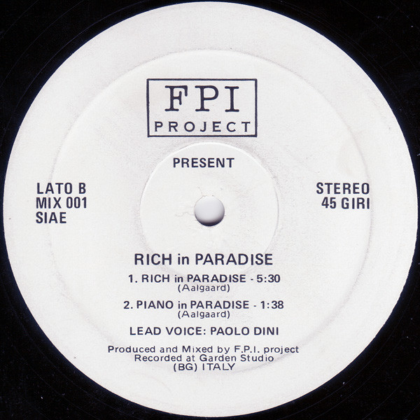 FPI Project - Rich In Paradise | Paradise Project Records (MIX 001) - 3