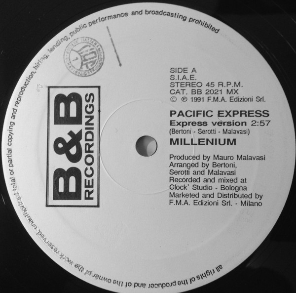 Millenium - Pacific Express | Bull & Butcher Recordings (BB 2021 MX)