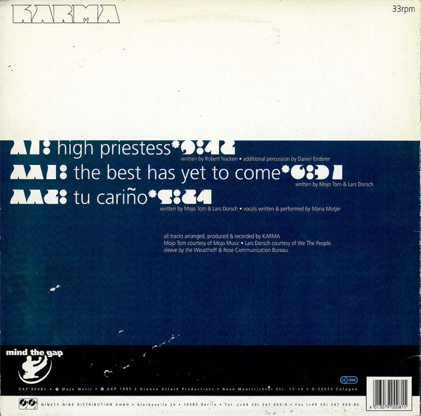 Karma - Karma | Mind The Gap (GAP 00081) - 2
