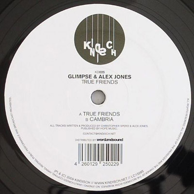 Glimpse & Alex Jones - True Friends | Kindisch (KD025)