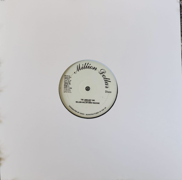 Million Dollar Disco Machine - The Loneliest One | Million Dollar Disco (MDDLTD-1204) - 2
