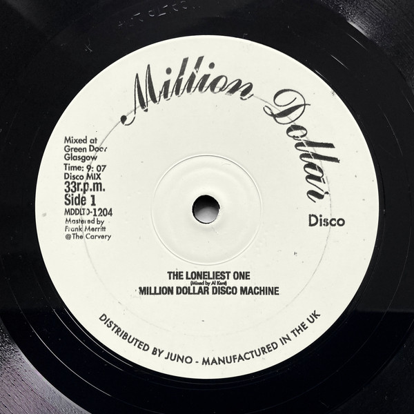 Million Dollar Disco Machine - The Loneliest One | Million Dollar Disco (MDDLTD-1204) - main