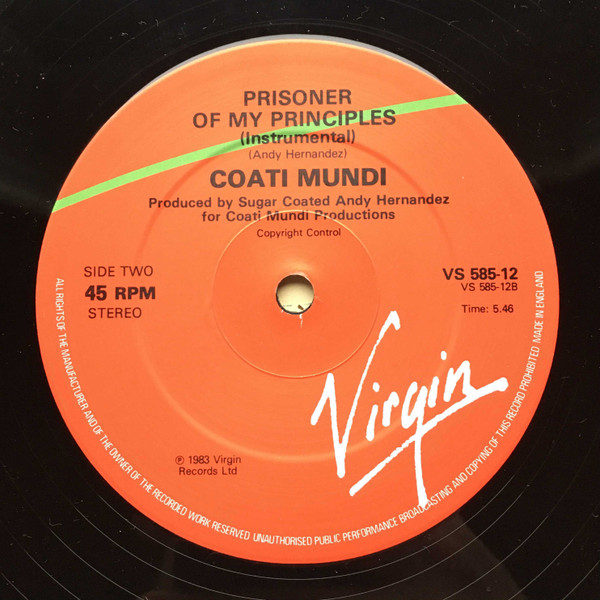 Coati Mundi - Como Esta Usted ? (Trans: How Are You?) | Virgin (VS 585-12) - 3 Coati Mundi - Como Esta Usted ? (Trans: How Are You?) | Virgin (VS 585-12) - 3