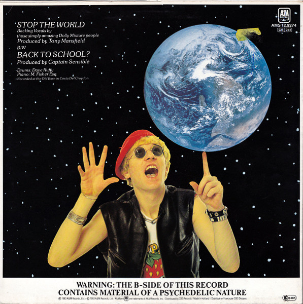 Captain Sensible - Stop The World | A&M Records (AMS 12-9274) - 2 Captain Sensible - Stop The World | A&M Records (AMS 12-9274) - 2