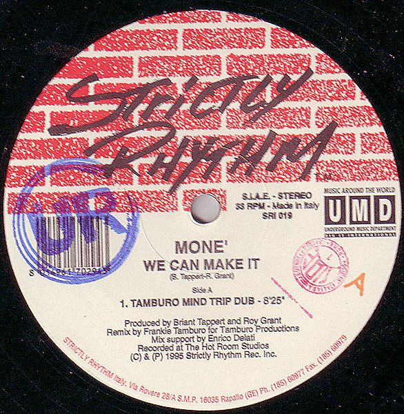 Mone' - We Can Make It (Frankie Tamburo Remix) | Strictly Rhythm (SRI 019)