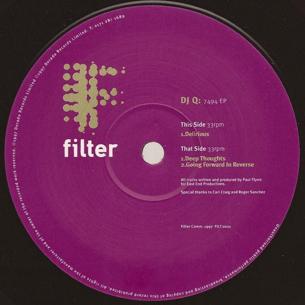 DJ Q - 7494 EP | Filter (FILT 0021) - 2