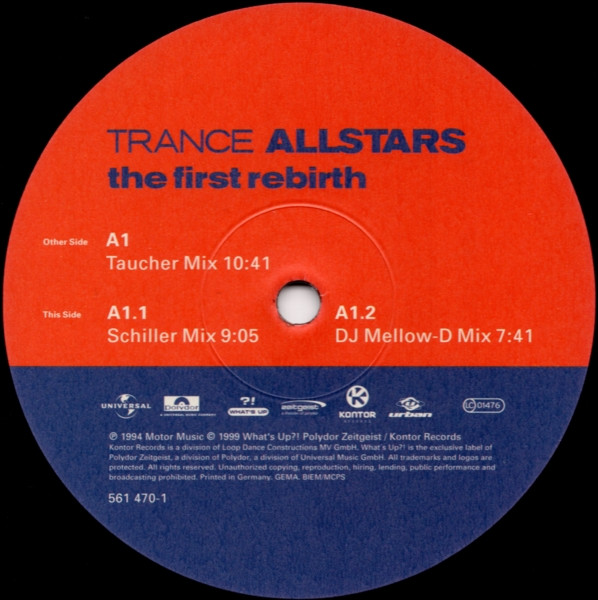 Trance Allstars - The First Rebirth | What's Up ?! (561 470-1) - 6