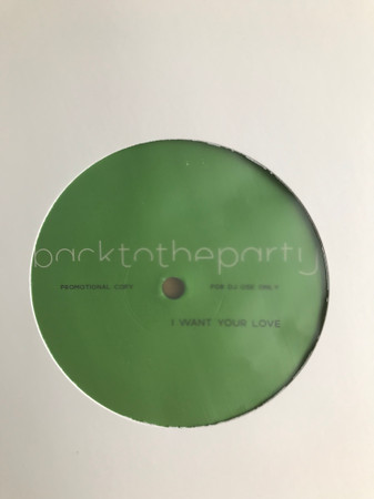 backtotheparty - I Want Your Love | BACKTOTHEPARTY (BTTP002)
