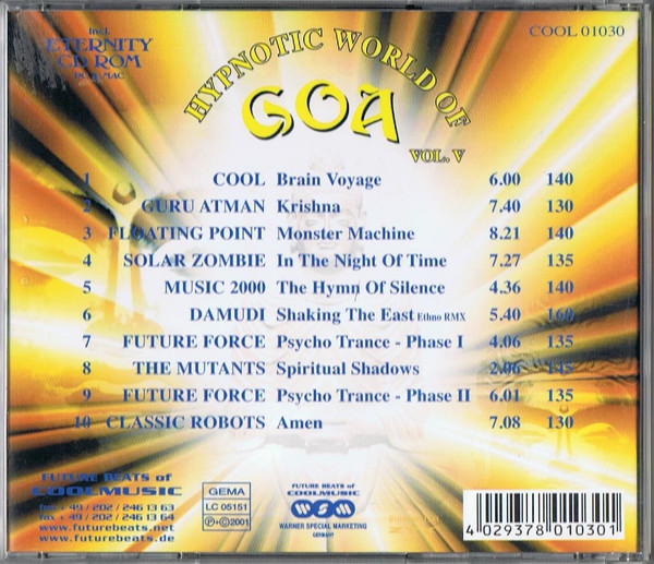 Various - Hypnotic World Of Goa Vol. V (The Throne Of Eternity) | Future Beats (COOL 01030) - main