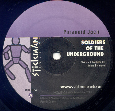 Paranoid Jack - Soldiers Of The Underground | Stickman Records (STIK 074) - 2 Paranoid Jack - Soldiers Of The Underground | Stickman Records (STIK 074) - 2