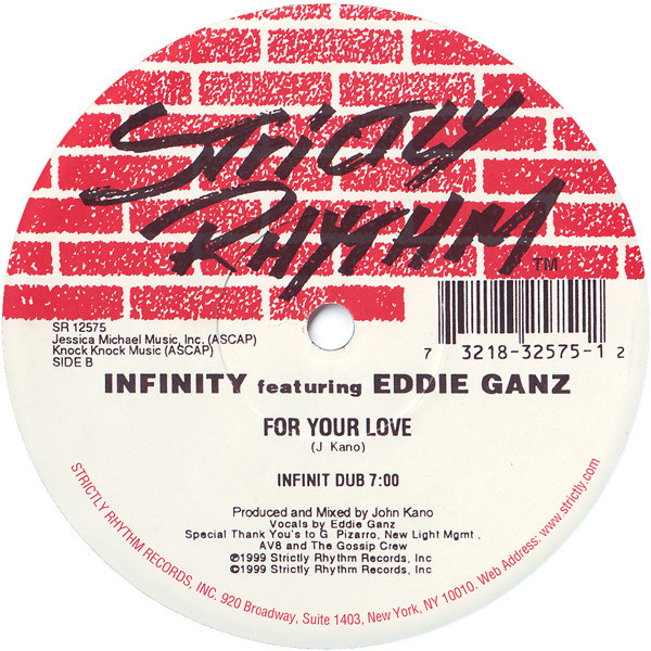 Infinity  &  Eddie Ganz - For Your Love | Strictly Rhythm (SR 12575) - 2