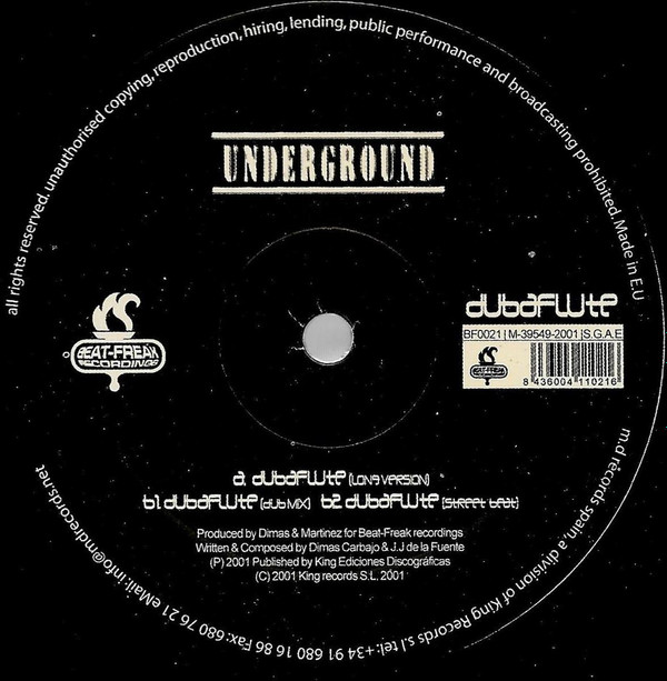 Dimas & Martinez - Dubaflute | BeatFreak Recordings (BF0021) - 4