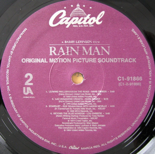 Rain Man (Original Motion Picture Soundtrack)