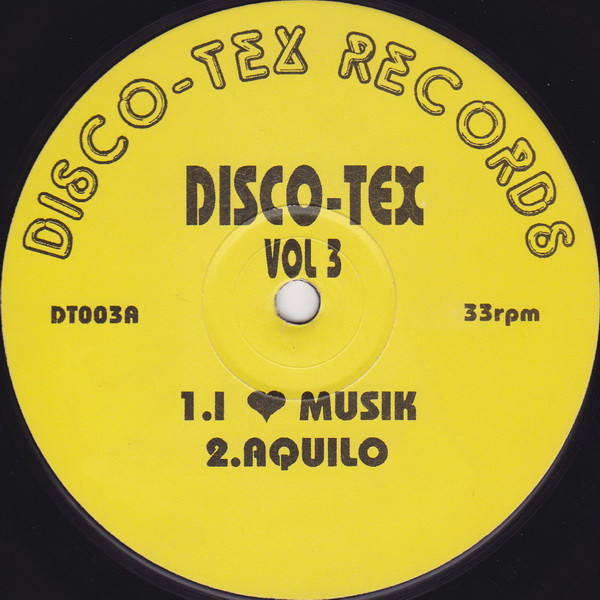 Disco-Tex - Vol 3 | Disco-Tex Records (DT003A) - 3