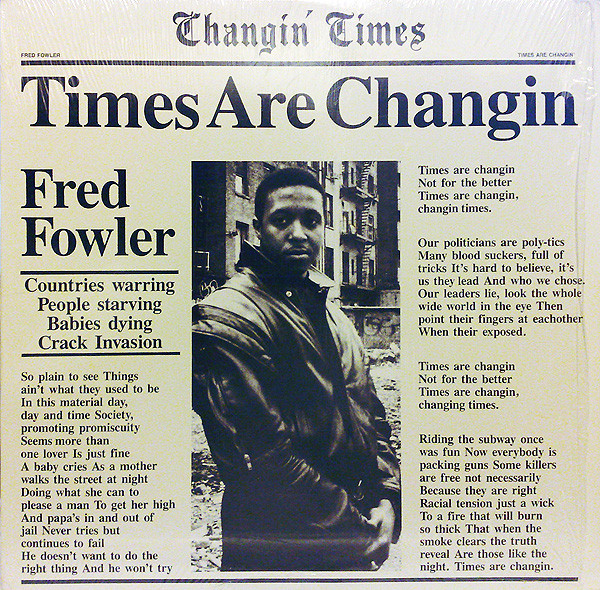 Fred Fowler - Times Are Changin' | Chrysalis (4V9 43258)