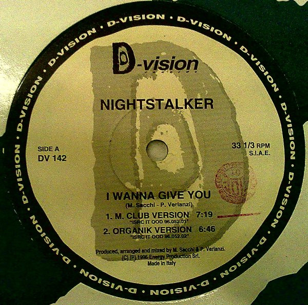 Nightstalker - I Wanna Give You | D:vision Records (DV 142) - main Nightstalker - I Wanna Give You | D:vision Records (DV 142) - main