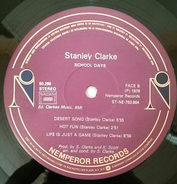 Stanley Clarke - School Days | Nemperor Records (50296) - 4 Stanley Clarke - School Days | Nemperor Records (50296) - 4