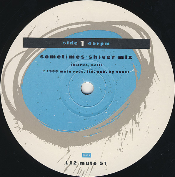 Erasure - Sometimes (Shiver Mix) | Mute (L12 mute 51) - 3