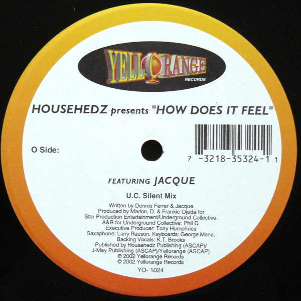 Househedz Featuring Jaquita - How Does It Feel | Yellorange (YO1024) - 4