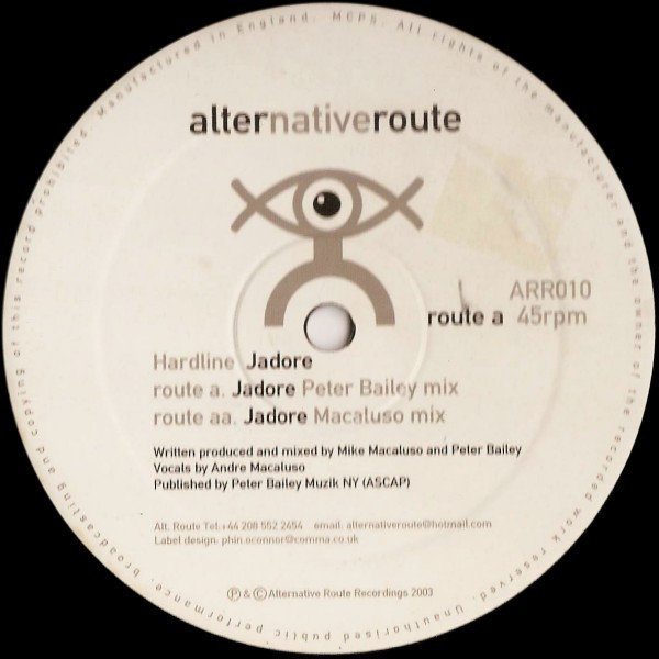 Hardline - Jadore | Alternative Route Recordings (ARR010) - main Hardline - Jadore | Alternative Route Recordings (ARR010) - main