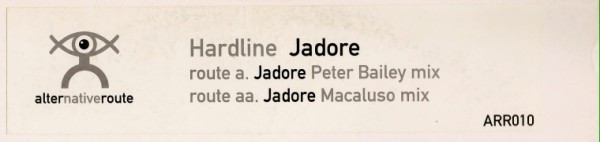 Hardline - Jadore | Alternative Route Recordings (ARR010) - 3 Hardline - Jadore | Alternative Route Recordings (ARR010) - 3