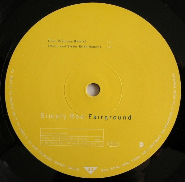 Simply Red - Fairground (The Remixes) | EastWest (0630-12287-0) - 4 Simply Red - Fairground (The Remixes) | EastWest (0630-12287-0) - 4