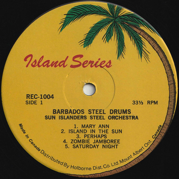 The Sun Islanders Steel Orch. - Barbados Steel Drums | Island Series (REC-1004) - 3 The Sun Islanders Steel Orch. - Barbados Steel Drums | Island Series (REC-1004) - 3