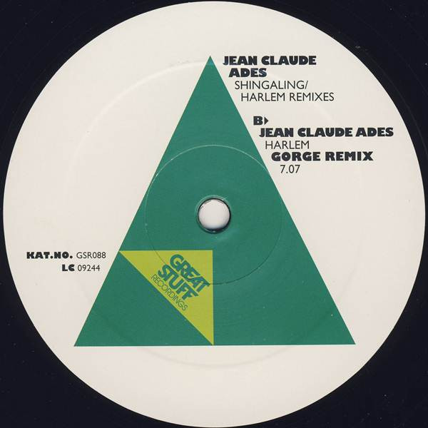 Jean Claude Ades - Shingaling / Harlem Remixes | Great Stuff Recordings (GSR088) - 4 Jean Claude Ades - Shingaling / Harlem Remixes | Great Stuff Recordings (GSR088) - 4