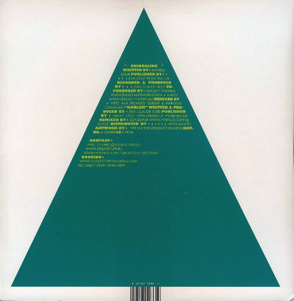 Jean Claude Ades - Shingaling / Harlem Remixes | Great Stuff Recordings (GSR088) - 2 Jean Claude Ades - Shingaling / Harlem Remixes | Great Stuff Recordings (GSR088) - 2