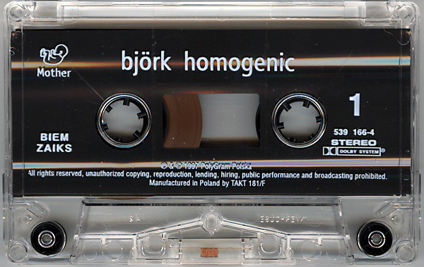 Björk - Homogenic | Mother Records (MUMC9706) - 4
