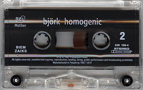 Björk - Homogenic | Mother Records (MUMC9706) - 5