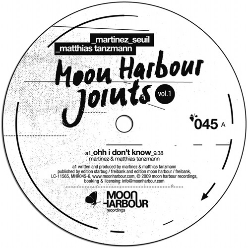 Martinez  &  Seuil  &  Matthias Tanzmann - Moon Harbour Joints Vol. 1 | Moon Harbour Recordings (MHR045-6)