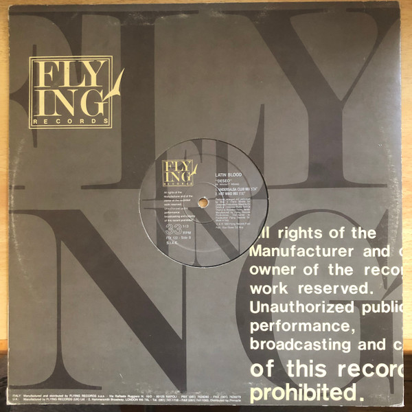Latin Blood - Deseo | Flying Records (FLY 122) - 2 Latin Blood - Deseo | Flying Records (FLY 122) - 2