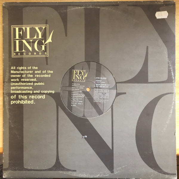 Latin Blood - Deseo | Flying Records (FLY 122) - main Latin Blood - Deseo | Flying Records (FLY 122) - main