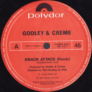 Godley & Creme - Snack Attack | Polydor (POSPX 875) - 2
