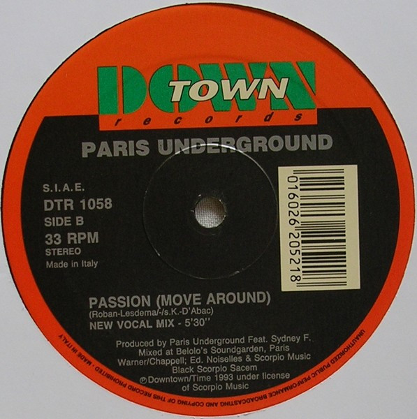 Paris Underground - Passion (Move Around) | Downtown (DTR 1058) - 3 Paris Underground - Passion (Move Around) | Downtown (DTR 1058) - 3