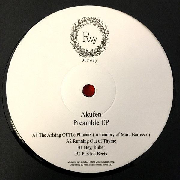 Akufen - Preamble EP | Ourway (RWAY001) - main Akufen - Preamble EP | Ourway (RWAY001) - main