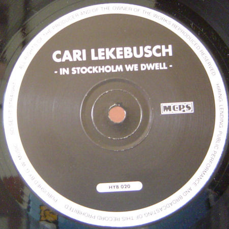 Cari Lekebusch - In Stockholm We Dwell | Hybrid (HYB 020) - 3