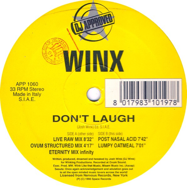 Josh Wink - Don't Laugh | DJ Approved (APP 1060) - 2 Josh Wink - Don't Laugh | DJ Approved (APP 1060) - 2