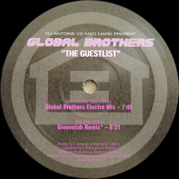 Global Brothers - The Guestlist | Houseworks (HW003) - 3 Global Brothers - The Guestlist | Houseworks (HW003) - 3