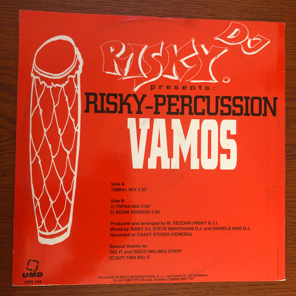 Risky D.J. - Vamos | Underground Music Department (UMD) (UMD 124) - 2 Risky D.J. - Vamos | Underground Music Department (UMD) (UMD 124) - 2