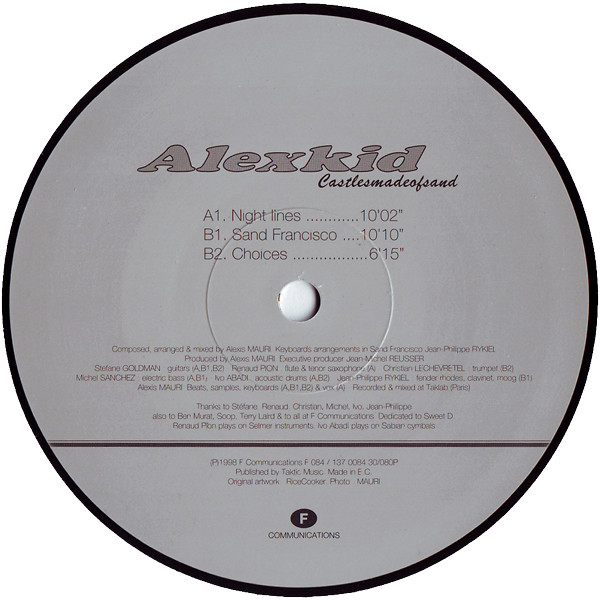 Alexkid - Castlesmadeofsand | F Communications (F 084) - 3 Alexkid - Castlesmadeofsand | F Communications (F 084) - 3